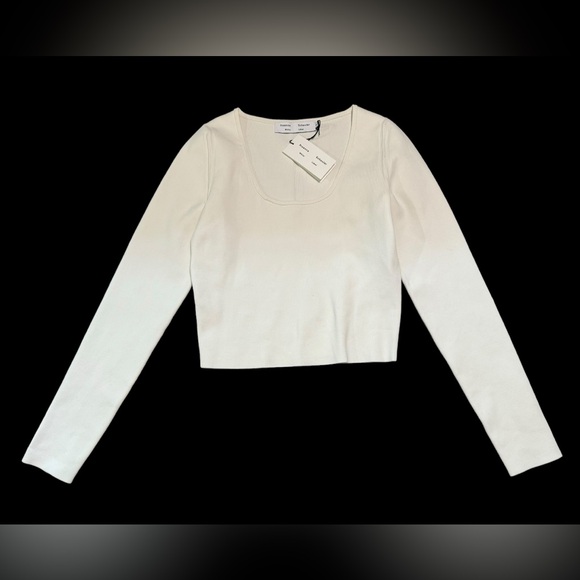 PROENZA SCHOULER***White Knit Scoop Neck Top**Small $350 - Picture 5 of 10